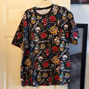 ALF Black Graphic Men's Shirt